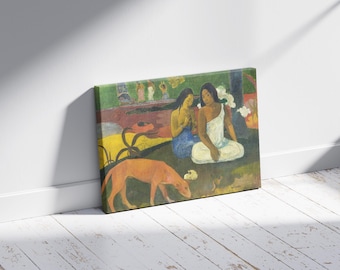 Arearea (1892) by Paul Gauguin, HD Print on Vinyl Canvas
