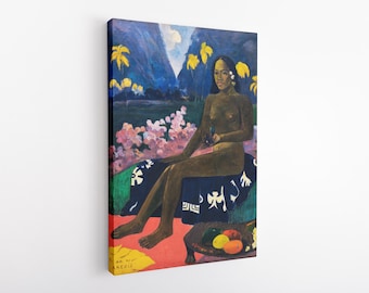 The Seed of the Areoi (1892) by Paul Gauguin, HD Print on Vinyl Canvas