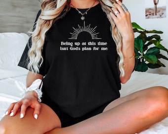 Funny Christian T-Shirt: God's Plan, Sarcastic Quote Tee