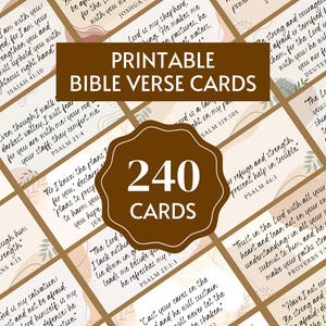Cartões de versículos bíblicos imprimíveis Cartões de escrituras imprimíveis, Mini cartões de versículos bíblicos para memorização, Cartão de afirmação bíblica cristã Design estilo boho