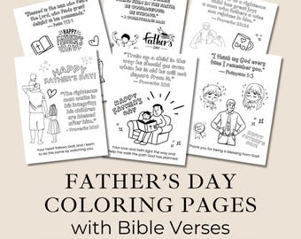 Christian Father's Day Coloring Pages, Sunday School Fathers Day Craft Church Activities Kids Children Preschool Printable Coloring Sheets