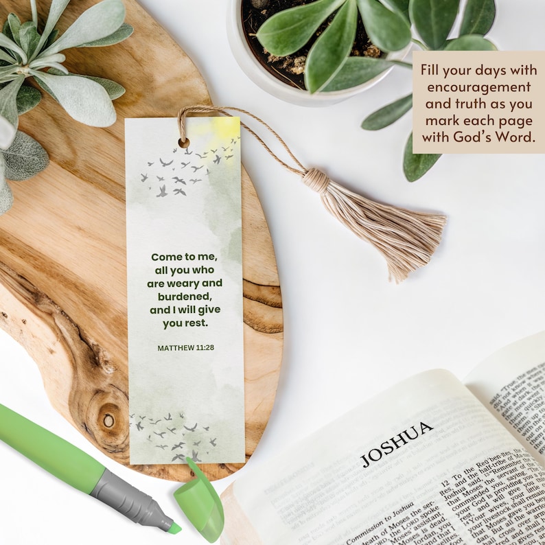 Scripture Memory Bookmark Bible Verse Bookmark Printable, Christian Bookmark Printable, Scripture ...