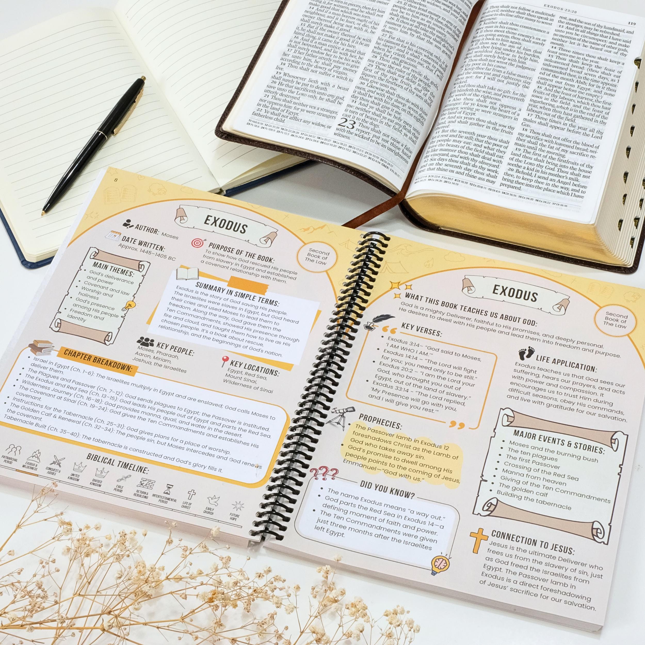 Entire Bible Made Simple Book, Intermediate Beginner Bible Study Guide ...
