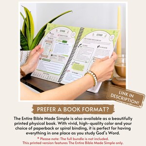Entire Bible Made Simple, Women's Bible Study Guide Printable PDF, Bible Chapter Summary Bible Study Resource Bundle, Bible Summary Guide image 11