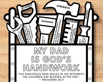 Father&#39;s Day Bible Craft Sunday School Fathers Day Crafts for Preschool Church Children&#39;s Ministry Activities for Kids Christian Preschooler