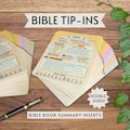 Bible Tip Ins Bible Study Guide Sheet, Entire Bible Made Simple, Chapter Bible Summary Guide Bible Inserts Bible Breakdowns, Bible Made Easy product logo