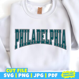 Philadelphia SVG, USA Stadt Png, Philadelphia PNG, Football, Baseball, Hockey, Basketball Svg, Varsity Buchstaben Svp, Cricut Cut Datei
