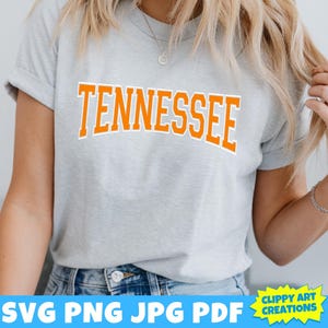 Tennessee SVG, Varsity Letters SVG, Game Day PNG, VS Svg, Tennessee Png, voetbal, basketbal, Nashville, honkbal png, Cricut Cut-bestand