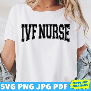 Enfermera de FIV PNG, Enfermera de FIV Svg, Enfermera de fertilidad Png, Diseños de enfermeras Png, Transferencia de FIV Svg, Sublimación de enfermera, Taza de camisa Png, Archivo de corte vectorial
