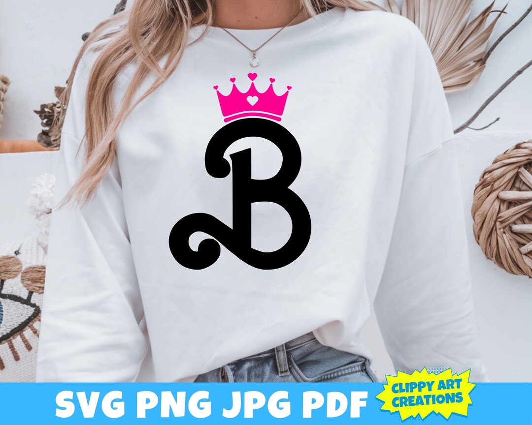 Retro B With Crown SVG, B Monogram SVG, Letter B SVG, B Png, Queen ...