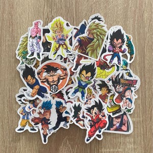 Dragon Ball Z Stickers Set, Single or Pack of DragonBall Stickers, Cartoon Stickers, for Computer, Phone