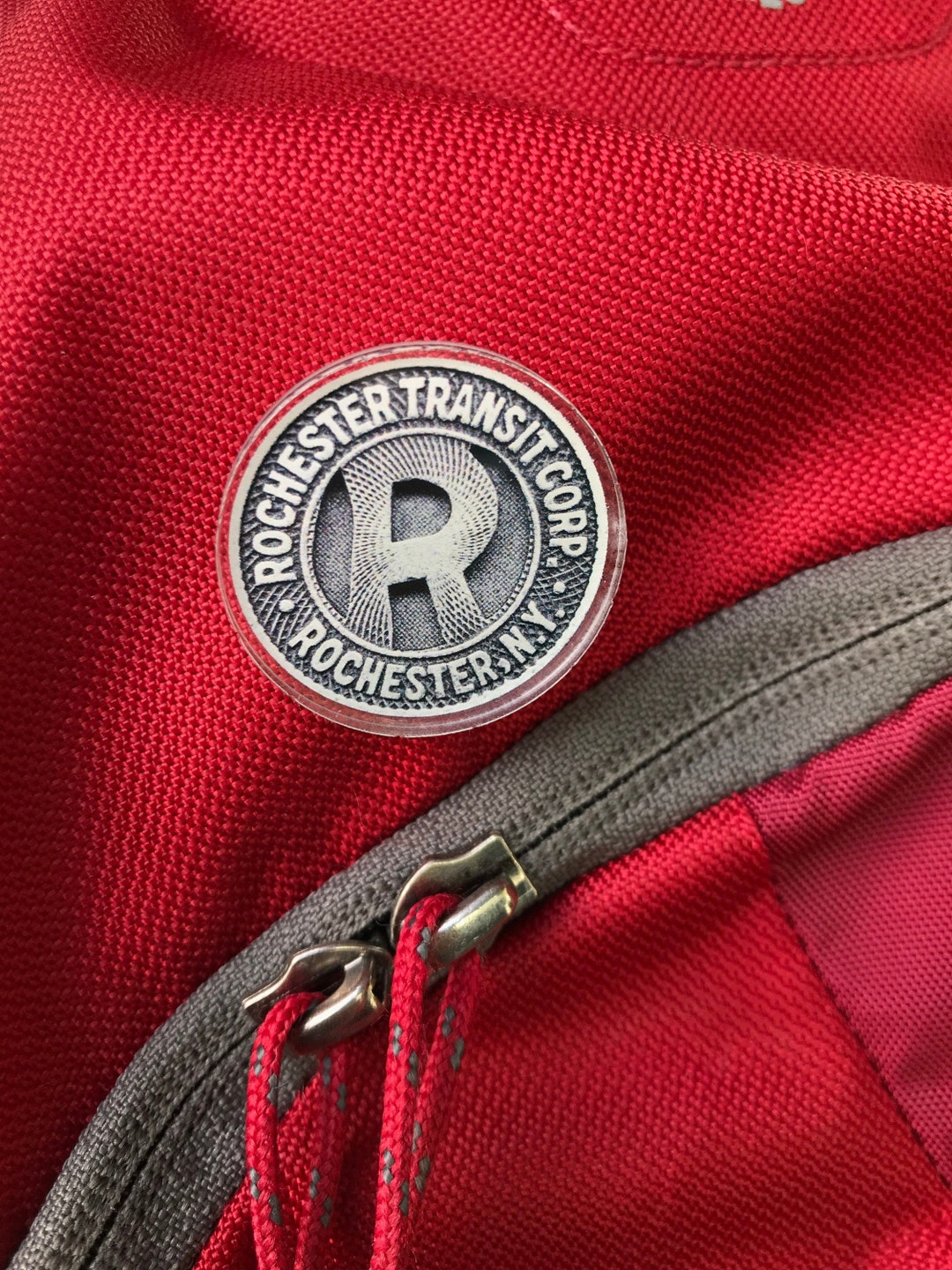 Rochester New York Token Pin, Token Lapel Pin, Rochester Transit Corp ...