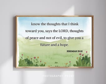 Wiara-pełna Pismo Święte Sztuka ścienna Inspirujący wydruk wersetu biblijnego dla spokojnego chrześcijańskiego wystroju Delikatne przypomnienie Słowa Bożego Eleganckie Pismo Święte