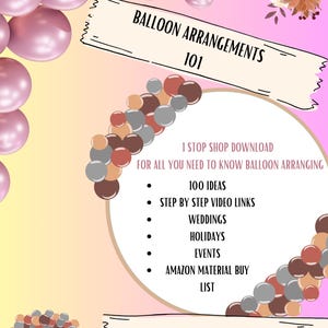 Handleiding ballonslinger en lijstset met amazoneschakels, essentiële feestdecoratie, eenvoudige gids, stap voor stap, catalogus