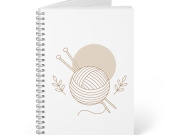 Knitting Notebook: A5 Softcover Journal for Yarn Lovers