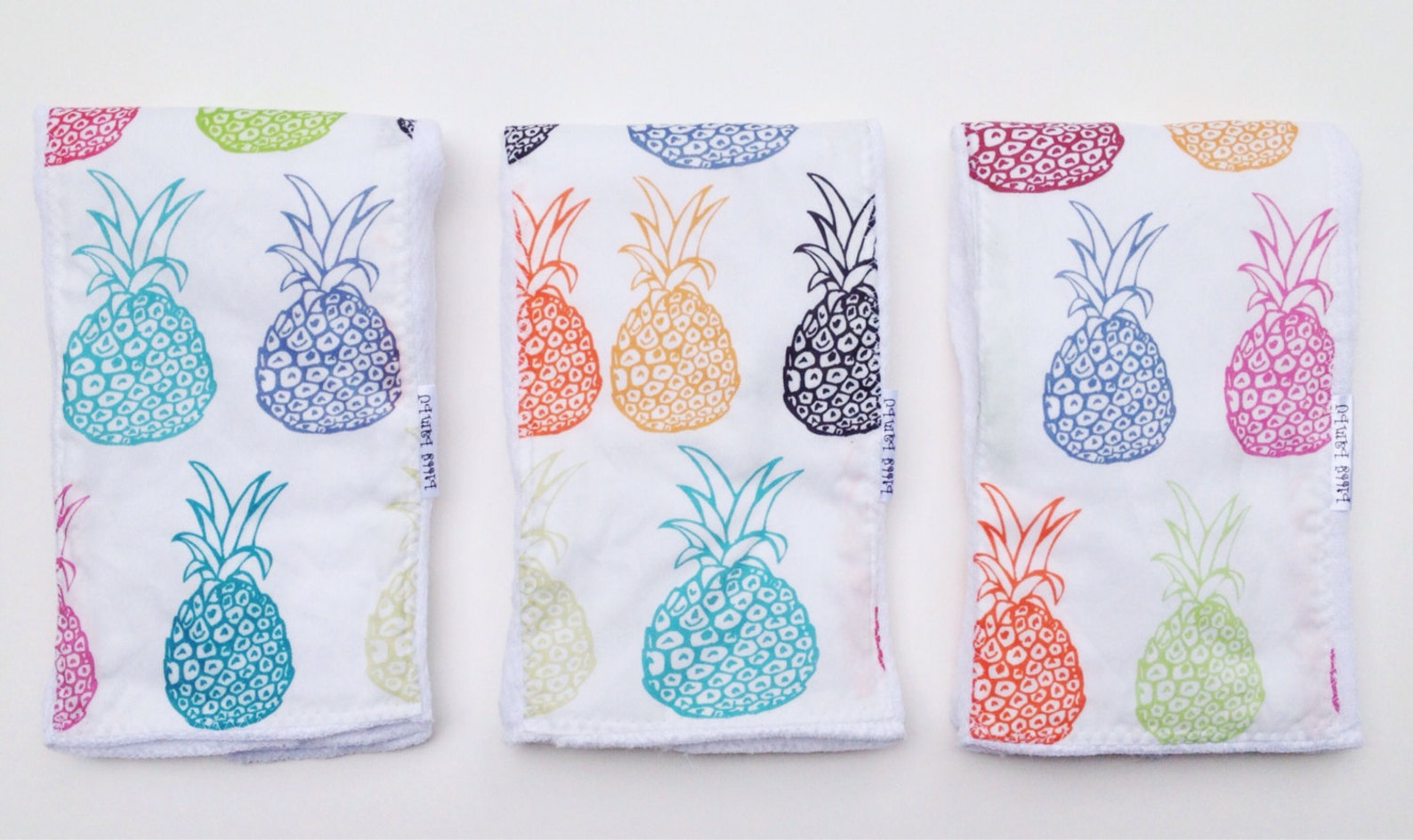 Pineapples Baby Gift Trendy Burp Cloth Burpie Boutique Etsy