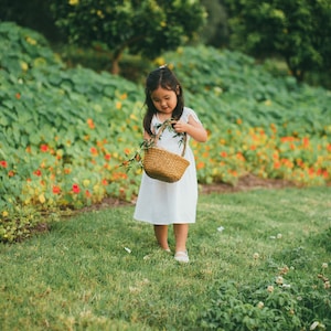 Flower Girl Photoshoot Dress Boho Lace Flower Girl Dress Flower Girl Dress Ivory Junior Bridesmaid Made in Maui Hawaii image 10