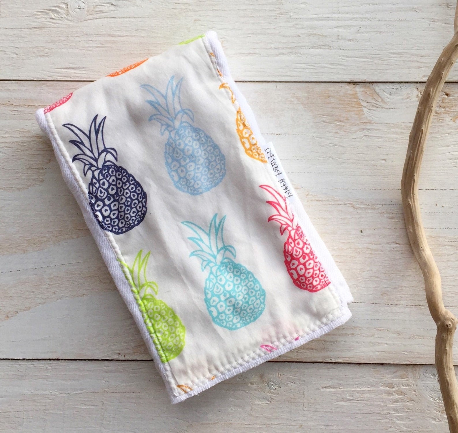 Pineapples Baby Gift Trendy Burp Cloth Burpie Boutique Etsy
