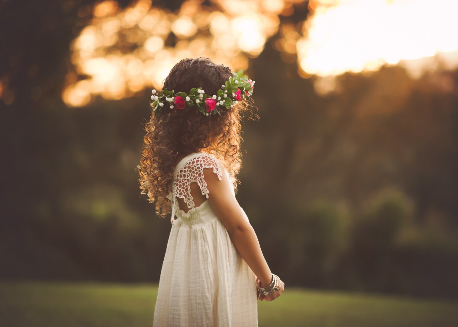 Boho Flower Girl Dress Photoshoot dress Family photo dress Etsy