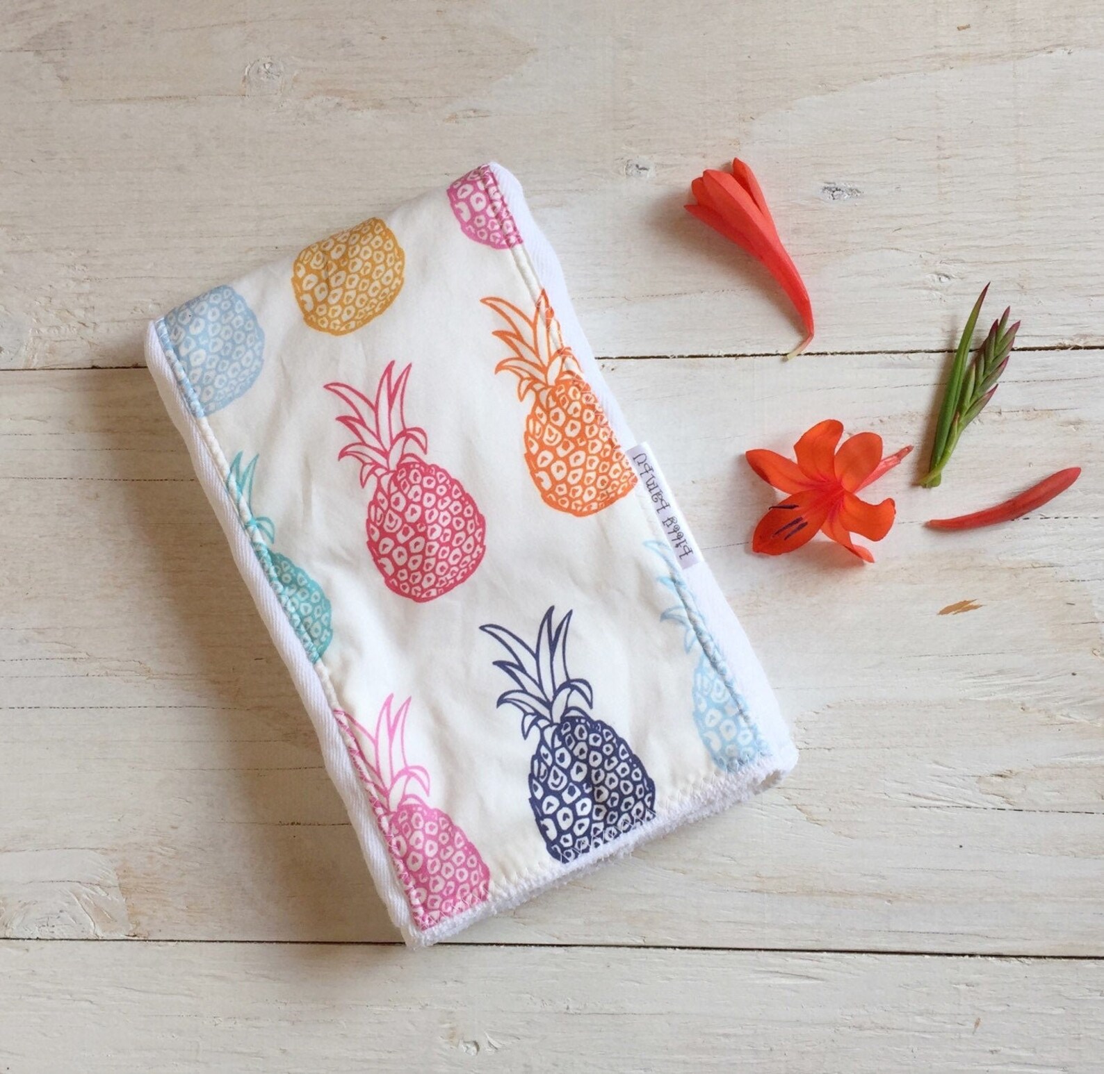 Pineapples Baby Gift Trendy Burp Cloth Burpie Boutique Etsy
