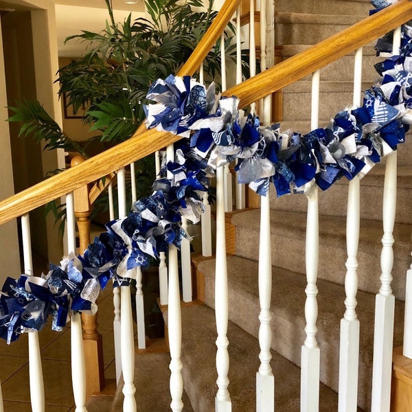 Sparkling Hanukkah Garland,Rag garland,Hanukkah decoration,Hanukkah Party decoration,Holiday party decoration,Hanukkah celebration decor