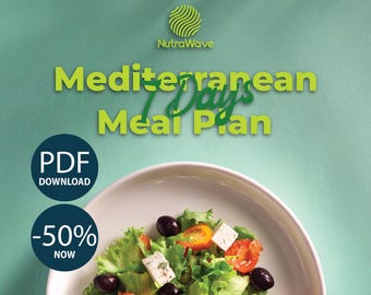 Piano alimentare della dieta mediterranea di 7 giorni: ricette salutari (PDF)