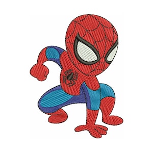 Spiderman embroidery design, Spider Man machine embroidery file, Superhero embroidery design