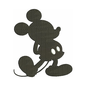 Mickey Mouse Embroidery Design File, Mickey Machine Embroidery Design, Mouse Embroidery PES DST JEF