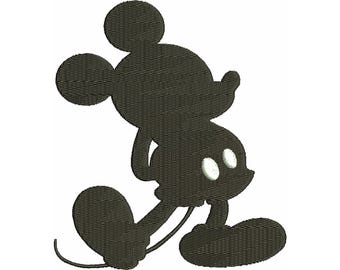 Mickey Mouse Machine Embroidery Design, Embroidery Machine File Mickey, Cartoon Mouse Embroidery Design