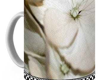COFFEE MUG Hydrangea Blossom 2 Ceramic Photo Mug - in 2 sizes