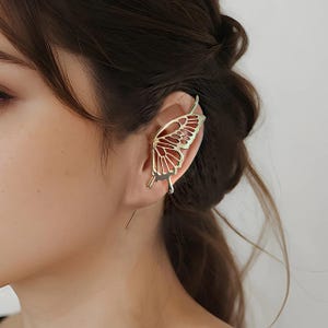 Oreylo- Ear Climber Earrings,Unique Handmade Statement Jewelry,Helix Hook Design Sterling Silver Ear Cuff, Minimalist Earrings, Gift for Her