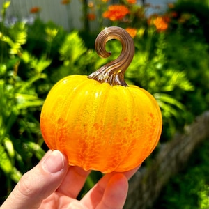 Baby Arizona Sunrise Glass Pumpkin Gift and Centerpiece