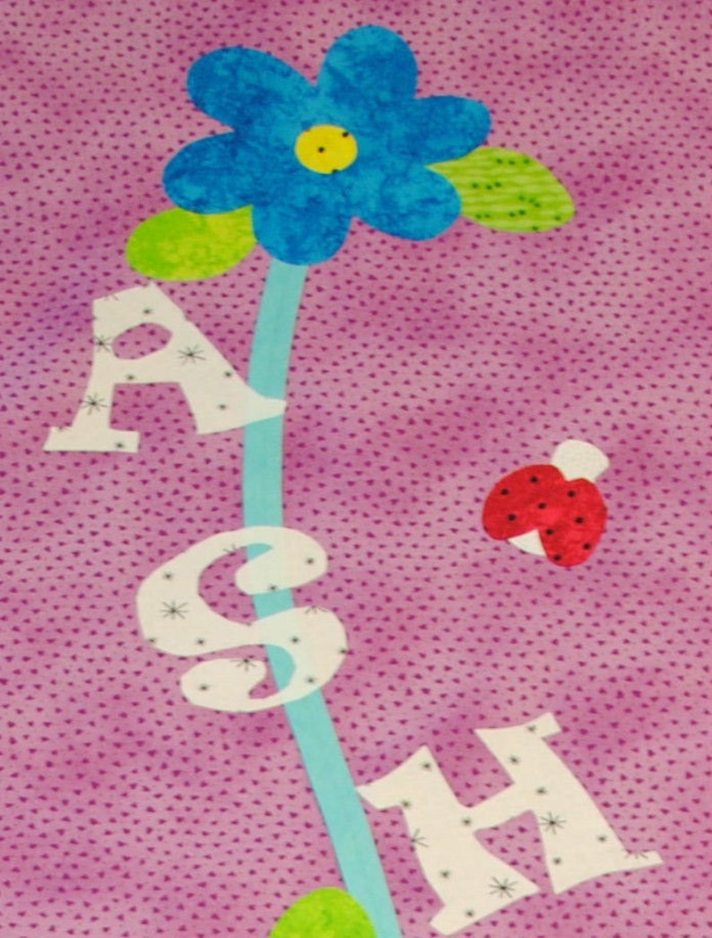 Growing Like A Weed Little Girls Growth Chart Pattern Download Etsy