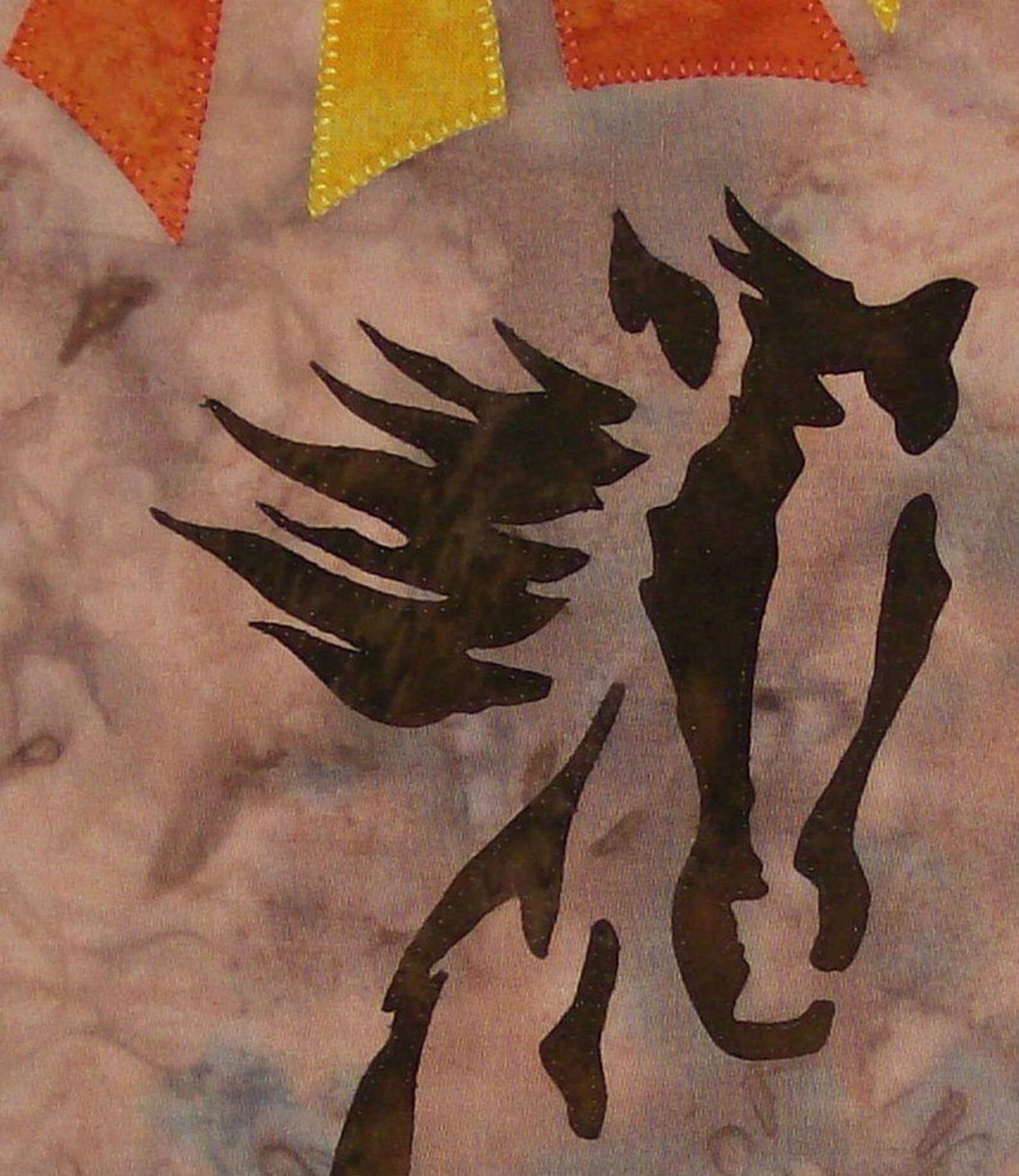 Running Free - Wild Horse Quilted Wall Hanging Pattern Download - Etsy