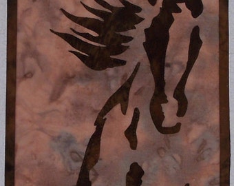 Running Free  - Wild Horse Quilted Wall Hanging Pattern Download