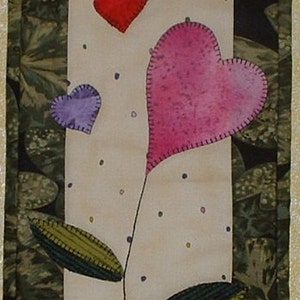 Love Blooms - Quilted Wall Hanging Pattern Download