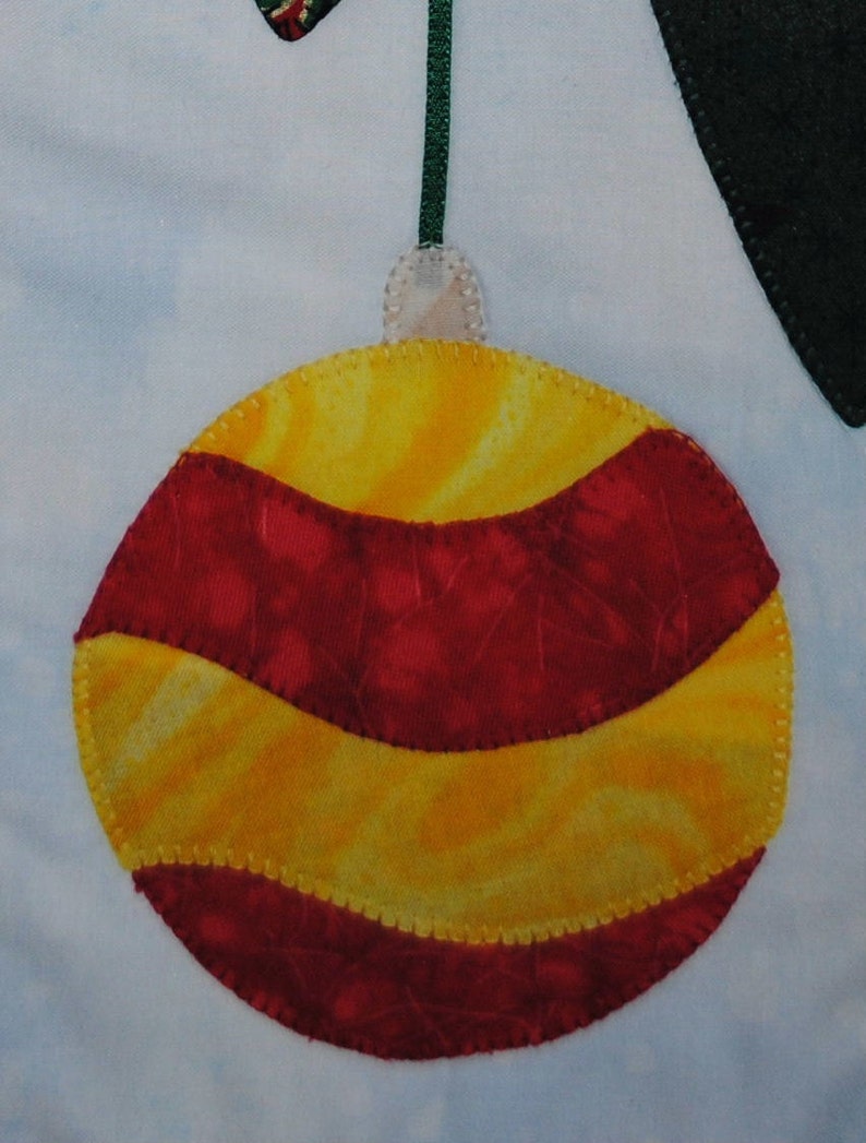 Christmas Elegance Quilted Ornament Wall Hanging Pattern Download Etsy