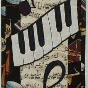 Music Music  - Quilted Wall Hanging Pattern Download
