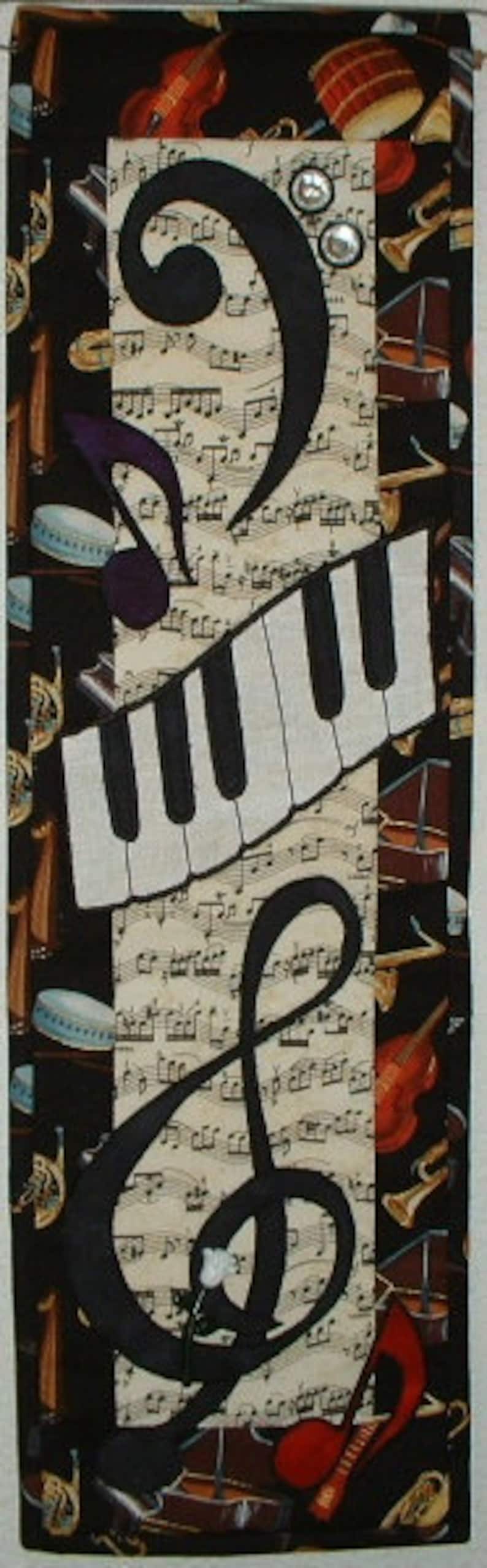 Music Music - Quilted Wall Hanging Pattern Download - Etsy