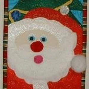 Here Comes Santa - Quilted Wall Hanging Pattern Download