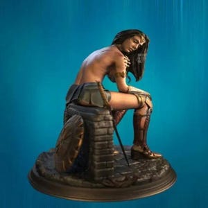 Dc Wonder Woman NFSW Rysunek 3d Model 3d Drukarka pliki stl