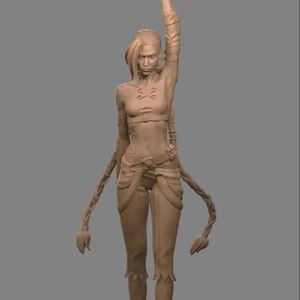 league of legends jinx figure statue 3d printer stl files