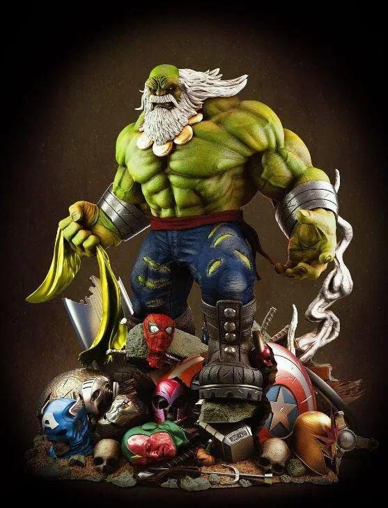 ★HULK MAESTRO VERSION MINI-BUST / MARVEL HULK MINI BUST MARVEL ICONS DIAMOND SELECT - 2006 New in box