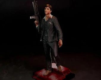 tonny montana Statue 3d Model 3d Printer stl files
