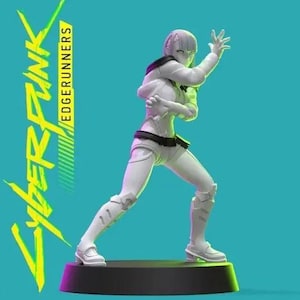 Cyberpunk Lucy Statue 3d Model 3d Printer stl files
