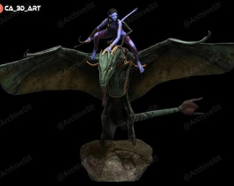 Neytiri Statue Figure 3d Model 3d Printer 3d stl files