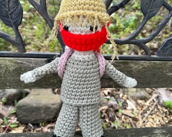 Nurse with Drawstring Backpack Amigurumi PDF Crochet Pattern PLEASE READ Description