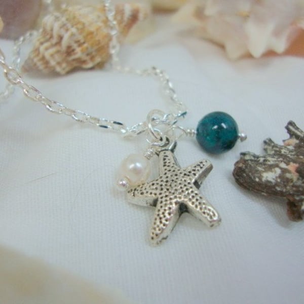 The Starfish Necklace Friend Bridesmaid Wedding Jewelry