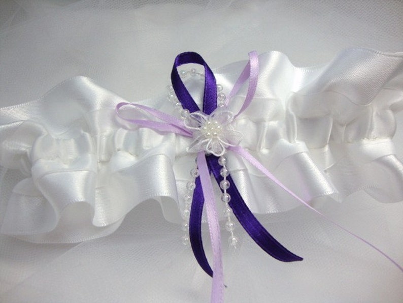 Satin Wedding Garter image 2