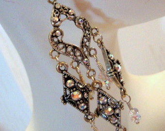 Royal Princess Earrings Formal Occasion Bridal Wedding Jewelry